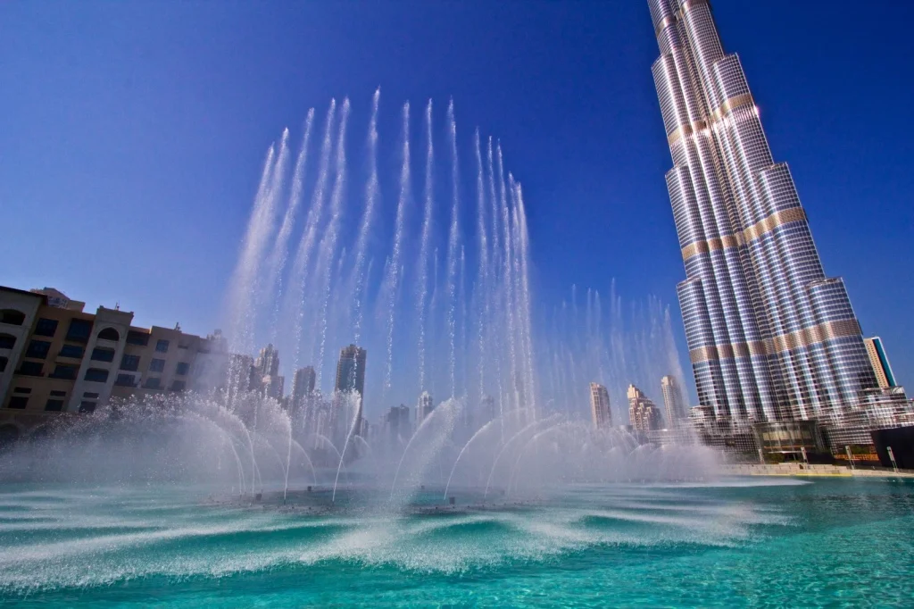 фонтаны Бурдж-Халифа